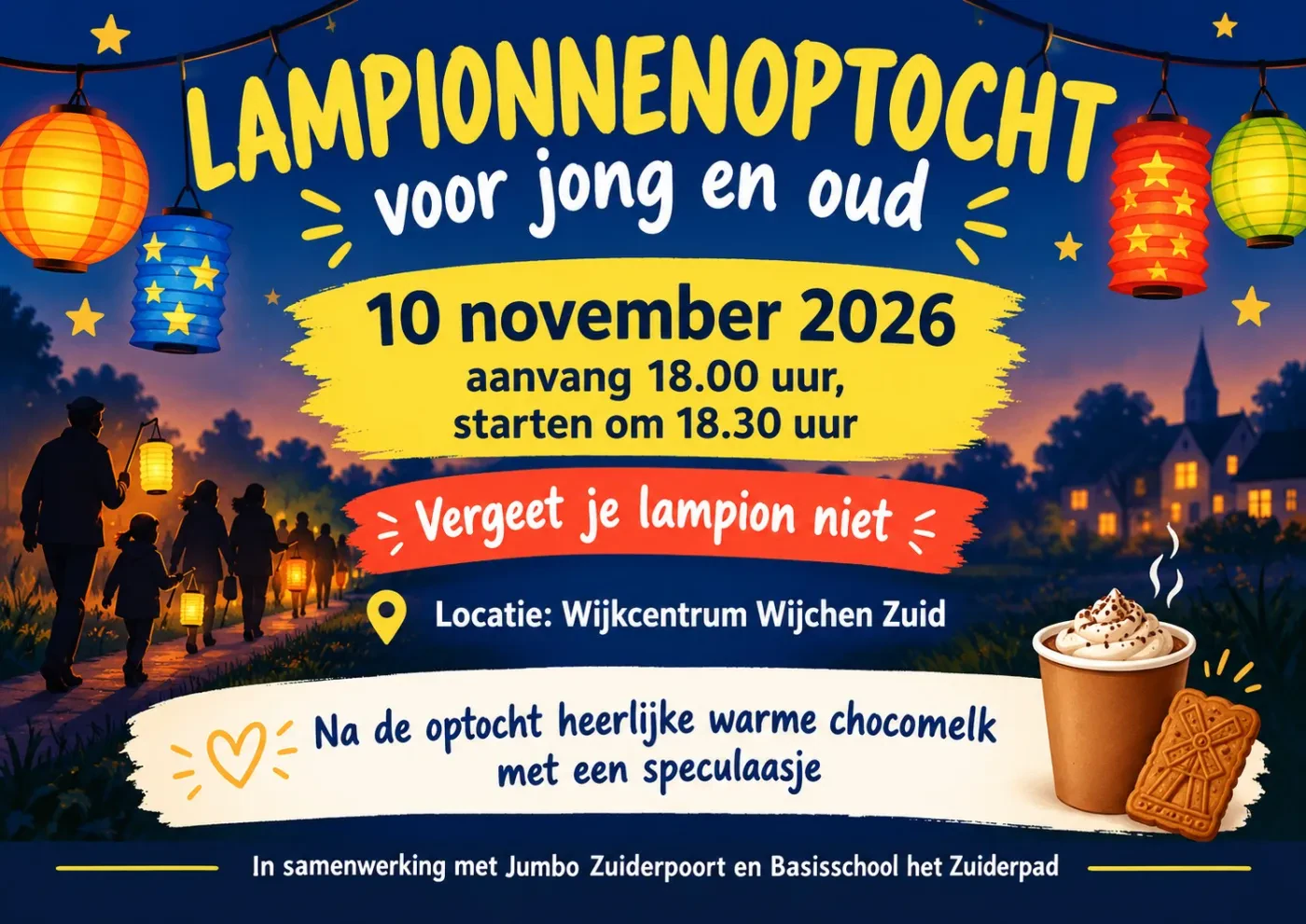 Foto's en aankondigingen van het wijkcentrum 10